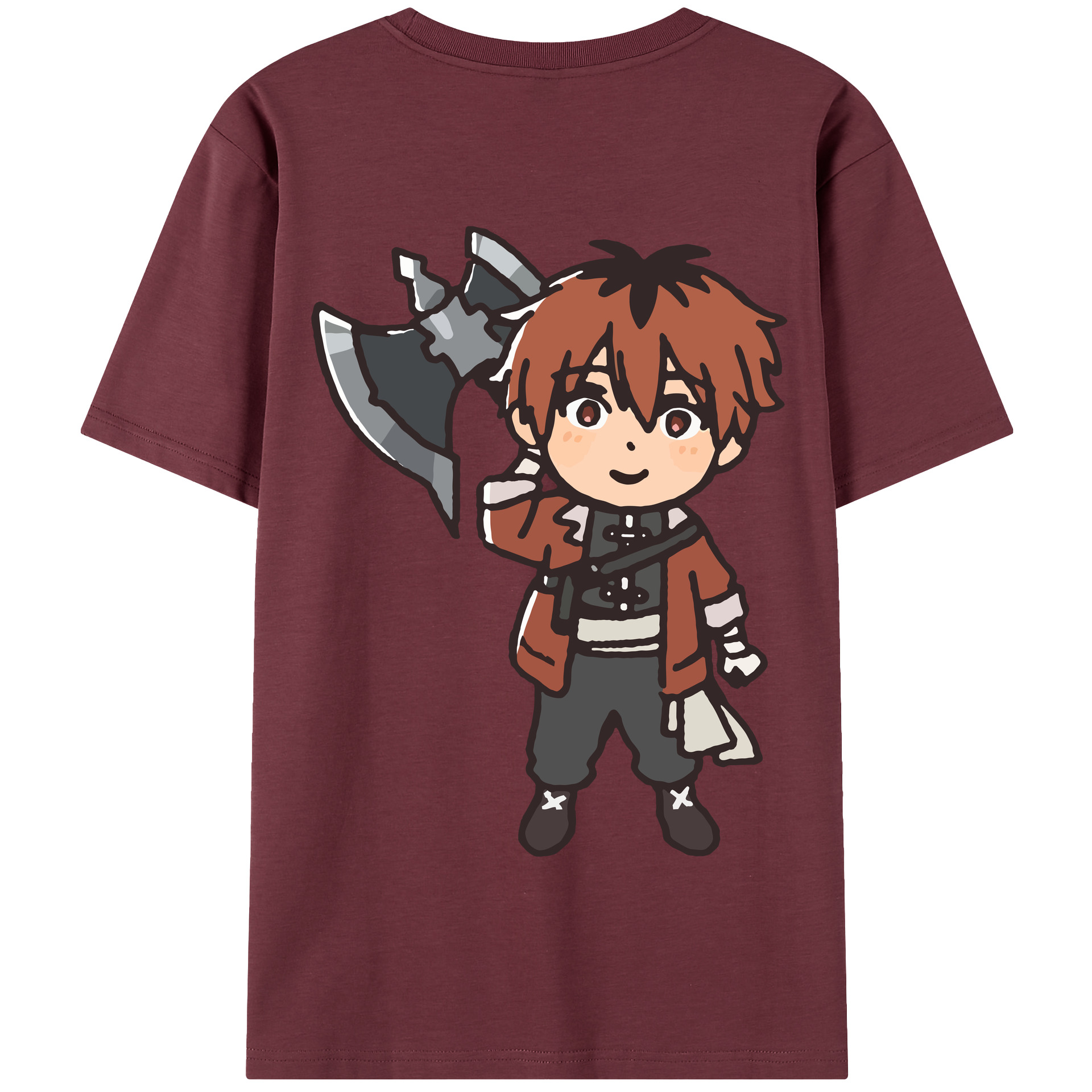 （画像用） 葬送のフリーレン Frieren 綿100％半袖Tシャツ（背面プリント）